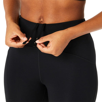 Asics Women's Road High Waist 8in Sprinter - BlackToe Running#colour_performance-black