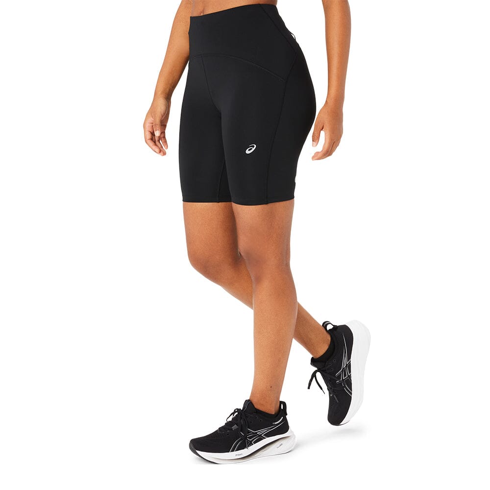 Asics Women's Road High Waist 8in Sprinter - BlackToe Running#colour_performance-black