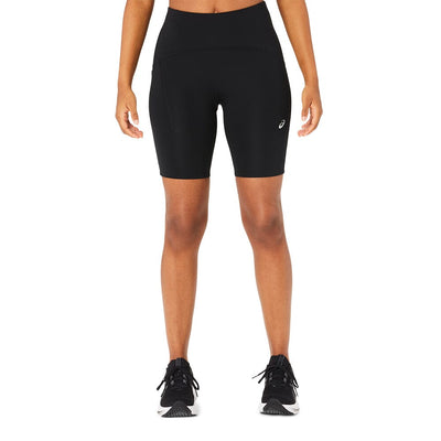 Asics Women's Road High Waist 8in Sprinter - BlackToe Running#colour_performance-black