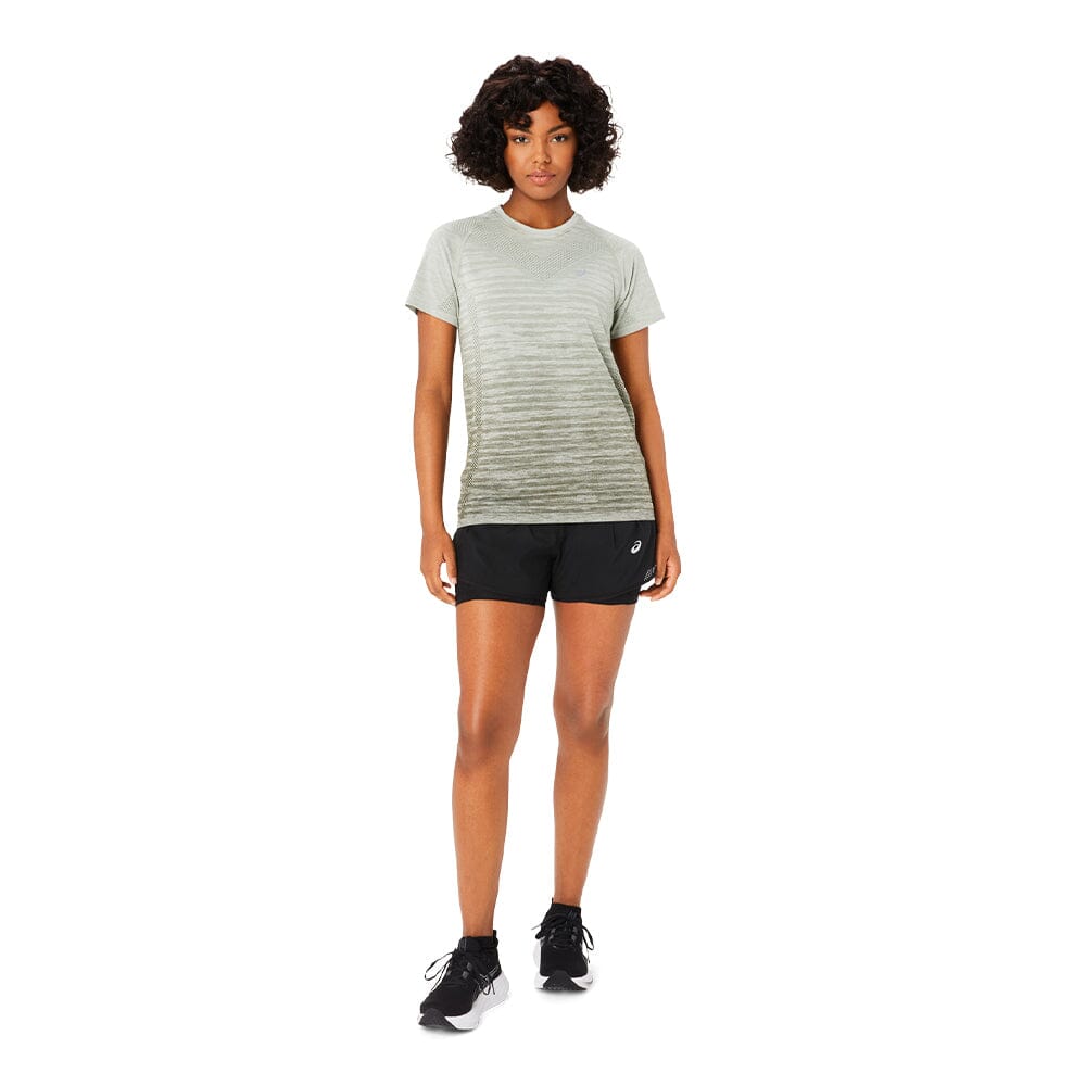 Asics Women's Road 2-N-1 3.5inch Short - BlackToe Running#colour_performance-black