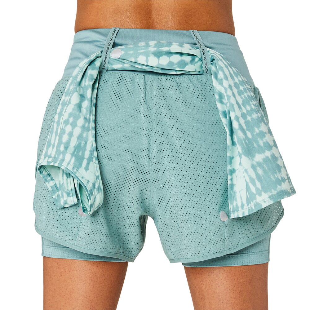 Asics Women's Road 2-N-1 3.5inch Short - BlackToe Running