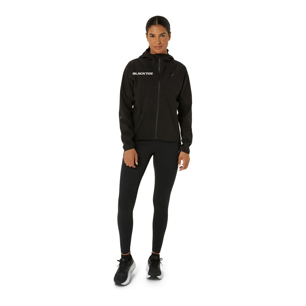 Asics Women's Metarun Waterproof Jacket - BlackToe Running