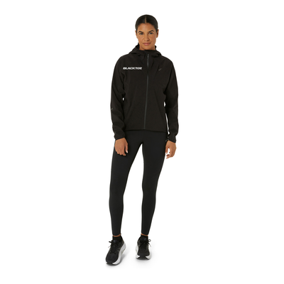 Asics Women's Metarun Waterproof Jacket - BlackToe Running#colour_black