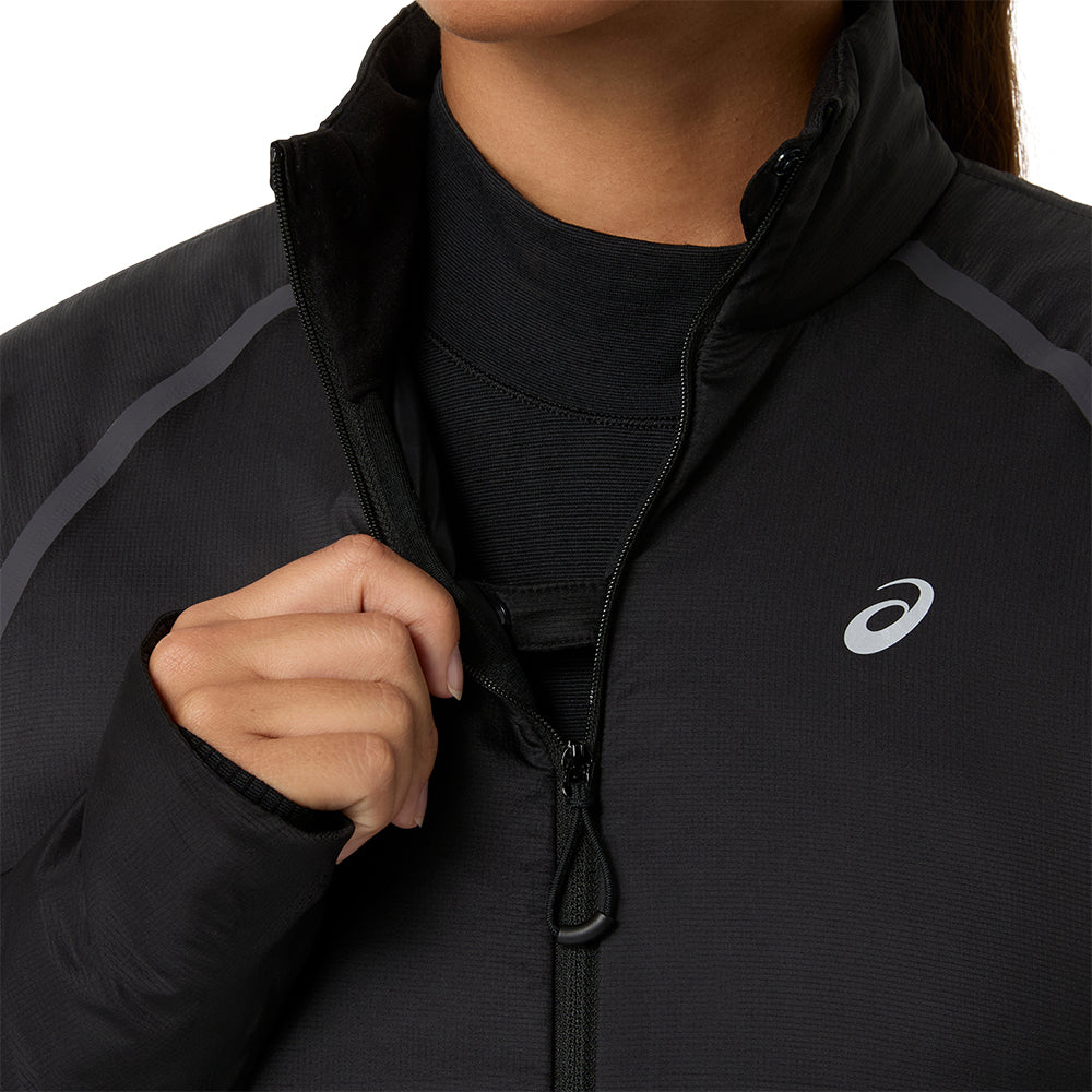 Asics Women's Road Winter Run Jacket - BlackToe Running