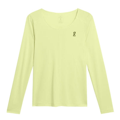 On Running Women's Performance Long-T Women's Tops - BlackToe Running#colour_hay