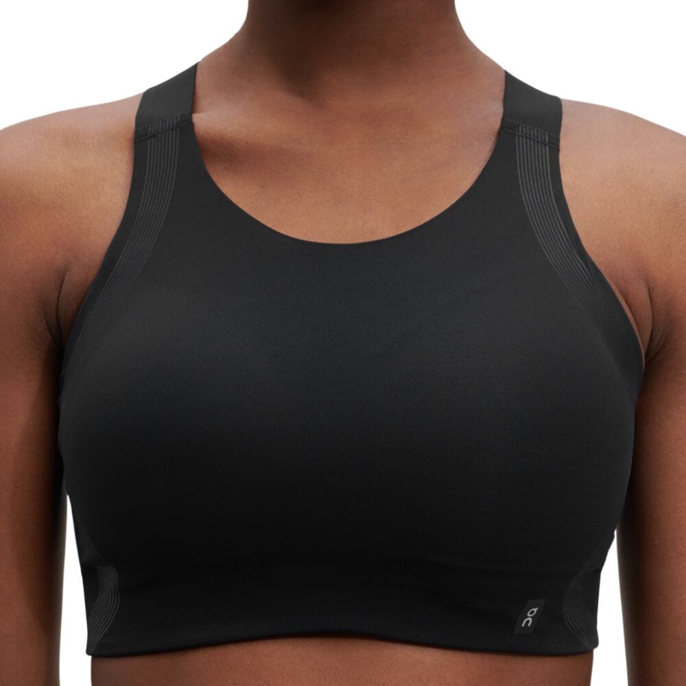On Running Women's Performance Bra Women's Tops - BlackToe Running#colour_black