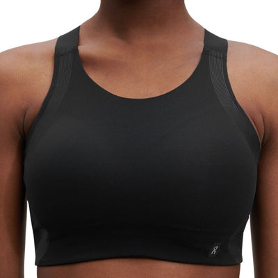 On Running Women's Performance Bra Women's Tops - BlackToe Running#colour_black