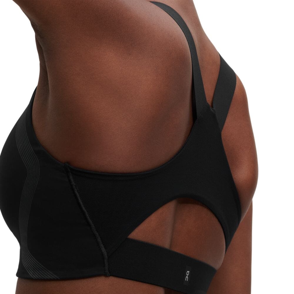 On Running Women's Performance Bra Women's Tops - BlackToe Running#colour_black