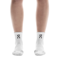 On Performance Run Sock Mid - BlackToe Running#colour_white-glacier