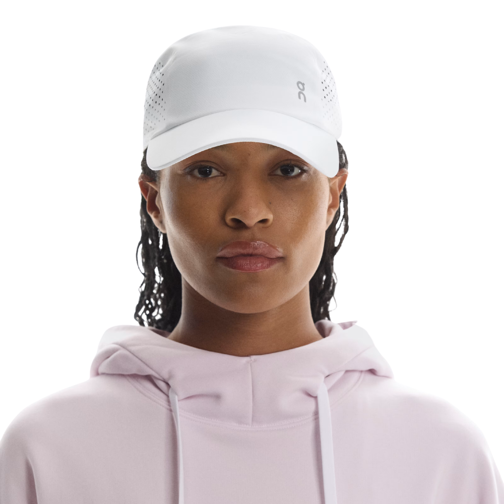 On Running Lightweight Cap Headwear - BlackToe Running#colour_white