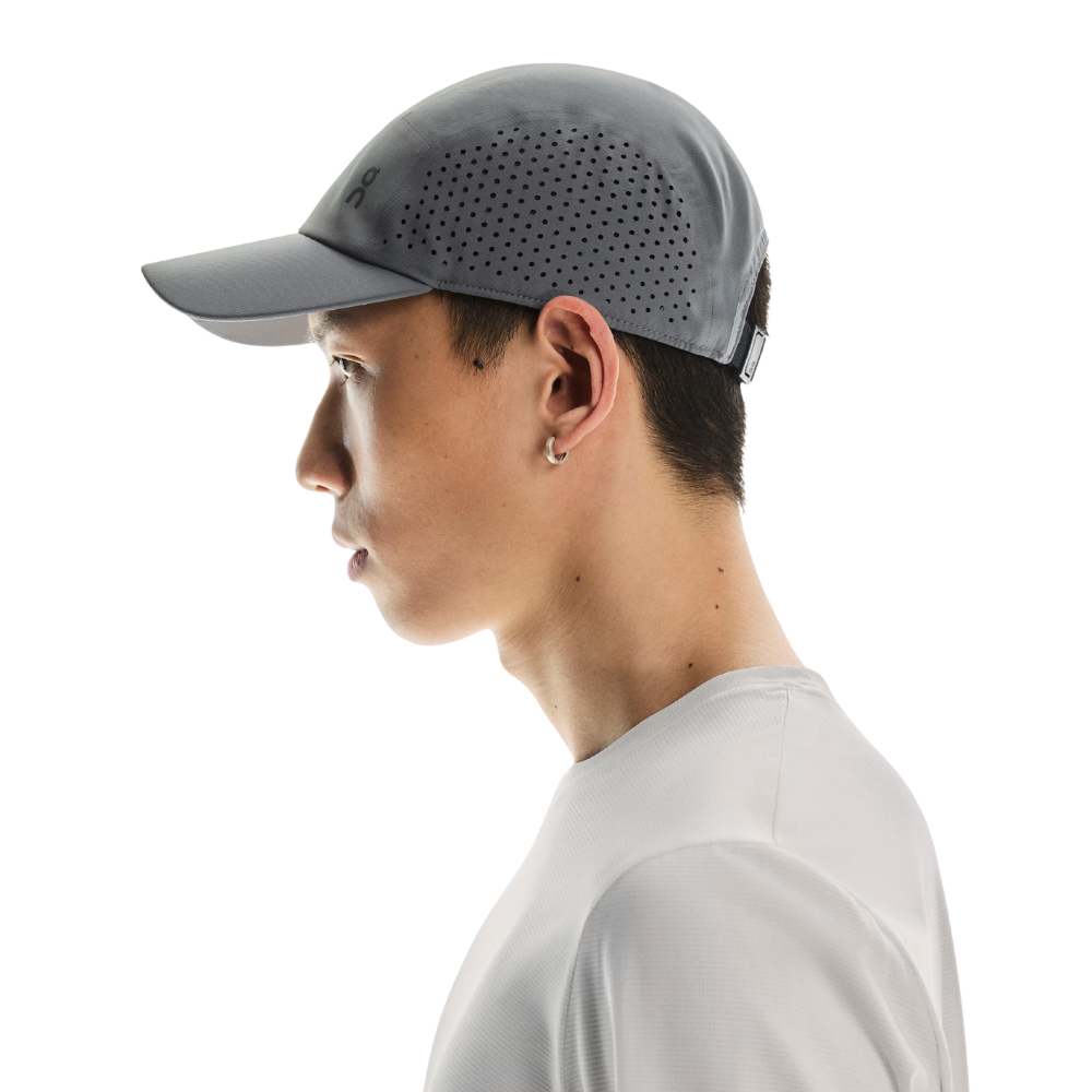 On Running Lightweight Cap Headwear - BlackToe Running#colour_rock