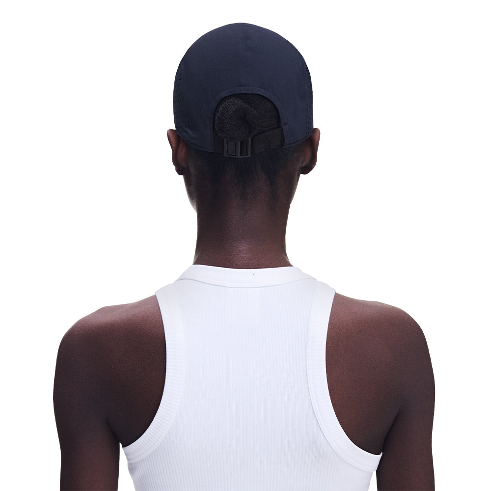 On Running Lightweight Cap Headwear - BlackToe Running#colour_navy