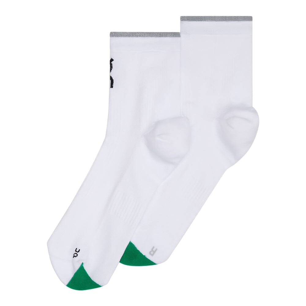 On Elite Run Ultralight Cushion Crew Socks - BlackToe Running#colour_white-ivory