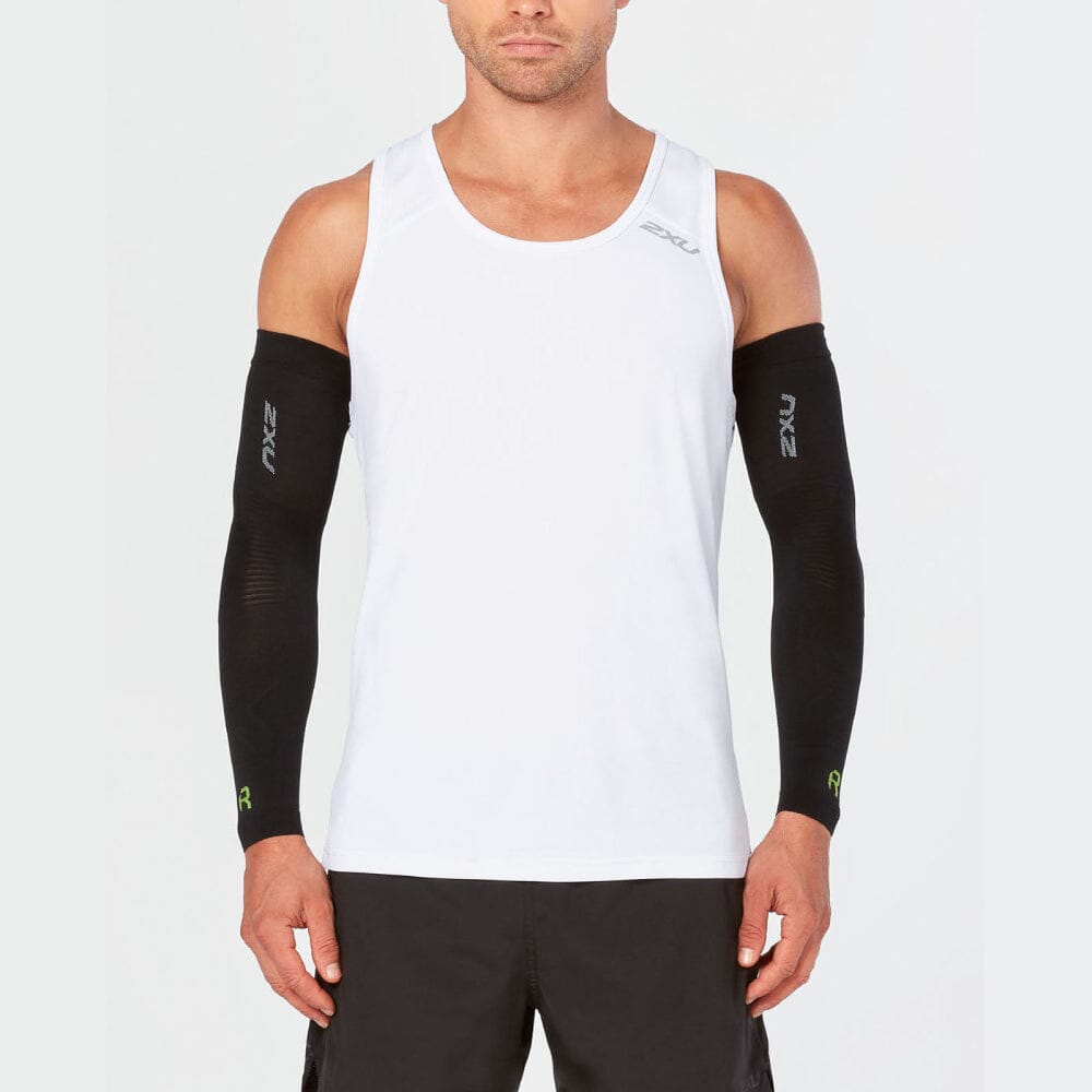 2XU Recovery Flex Arm Sleeves - BlackToe Running