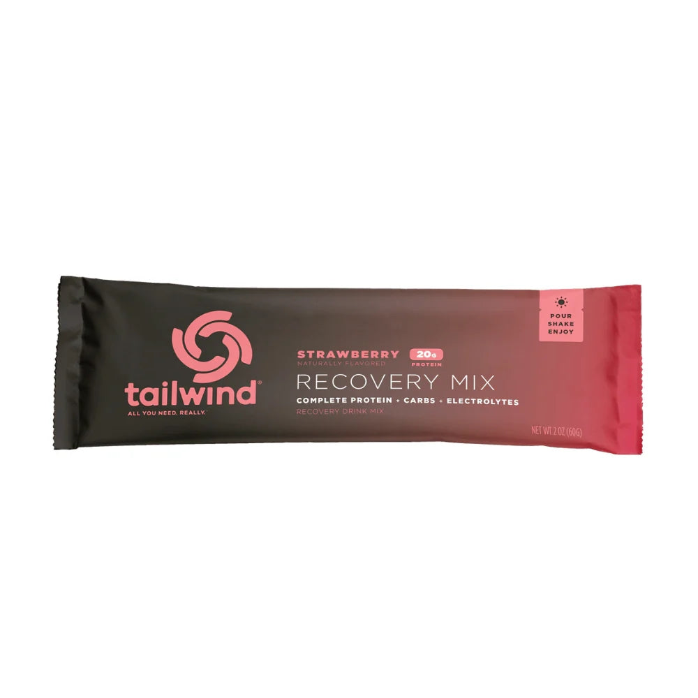 Tailwind Rebuild & Recovery Drink Mix Nutrition - BlackToe Running#flavour_strawberry