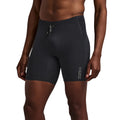 Bandit Running Men's Vanisher™ Quarter Tights - BlackToe Running#colour_anthracite