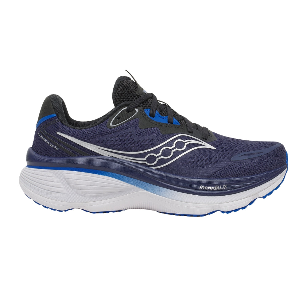 Saucony Men's Hurricane 26 - BlackToe Running#colour_naval-black