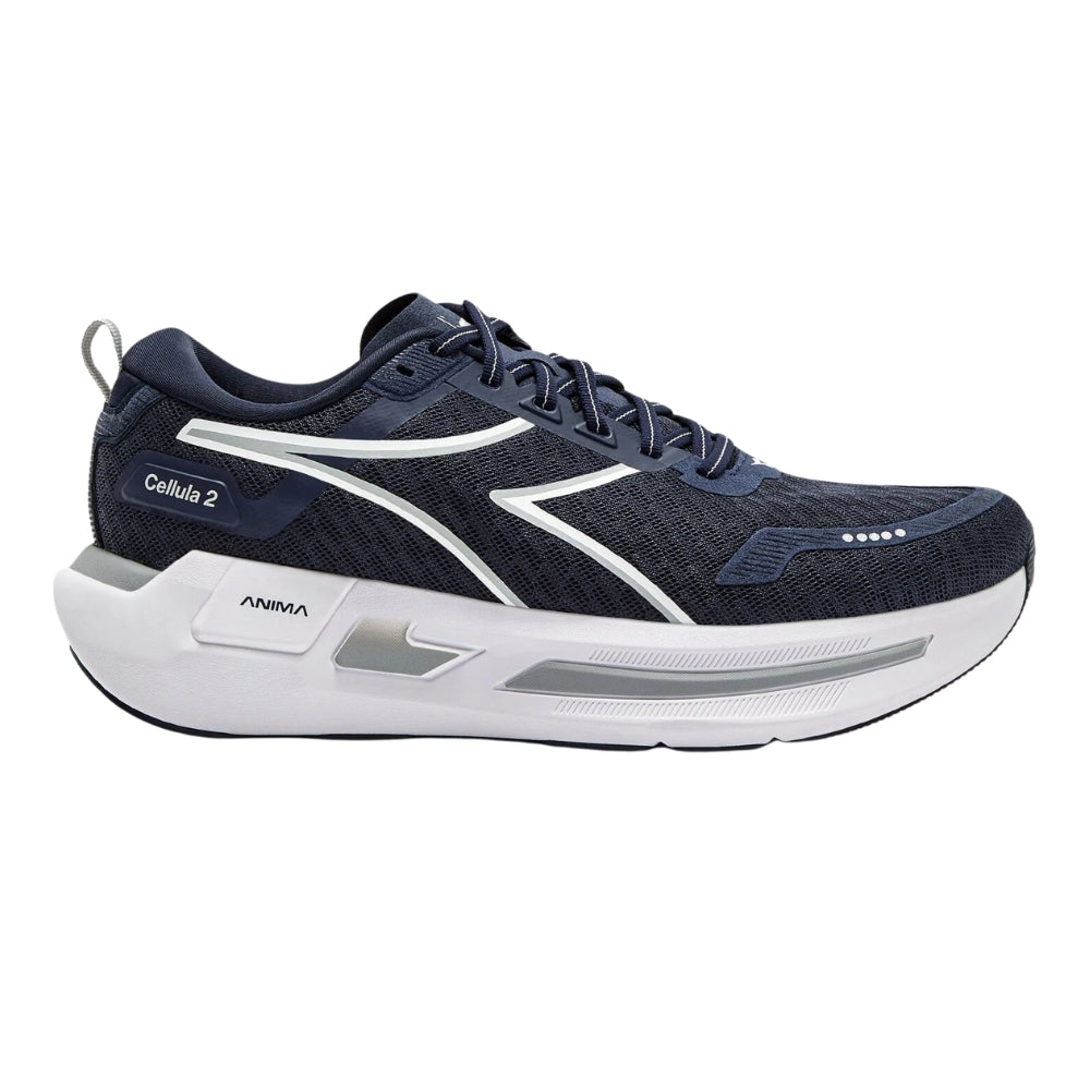 Diadora Men's Cellula 2 - BlackToe Running#colour_blue-corsair-white