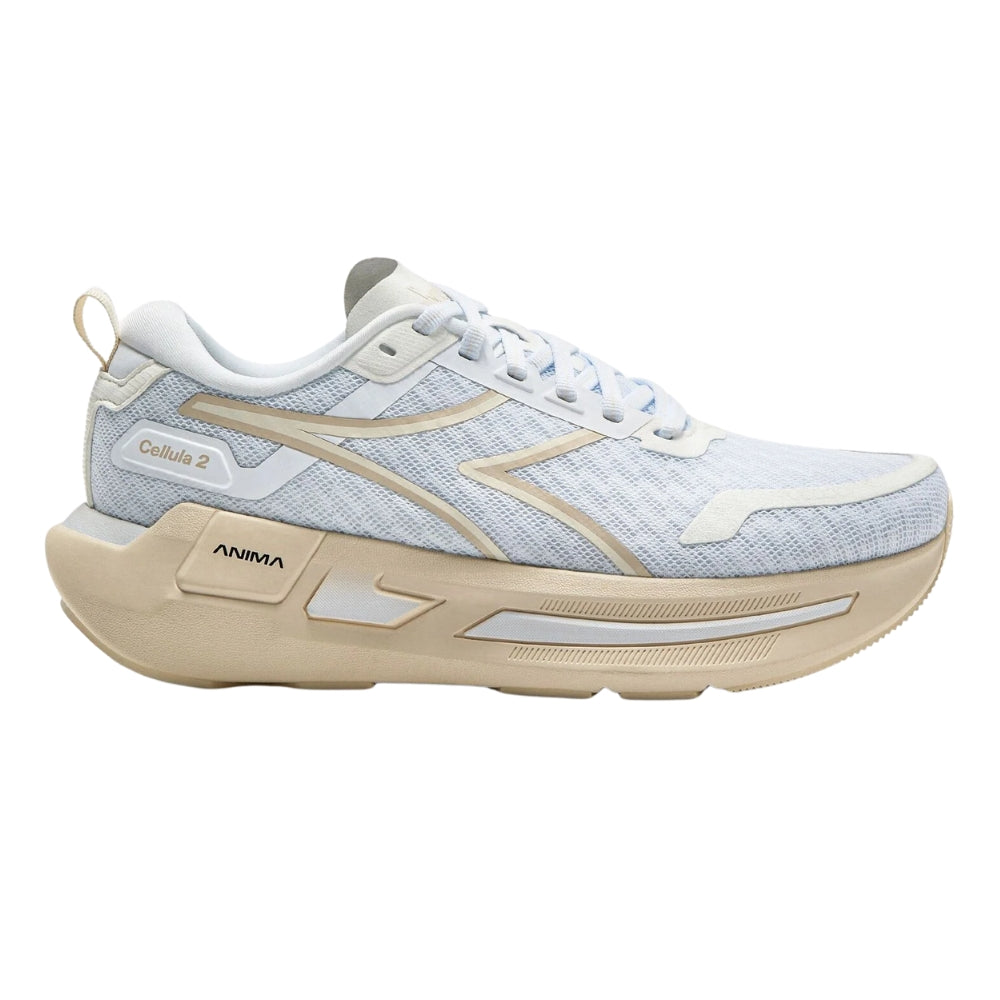 Diadora Women's Cellula 2 - BlackToe Running#colour_white-whisper-white