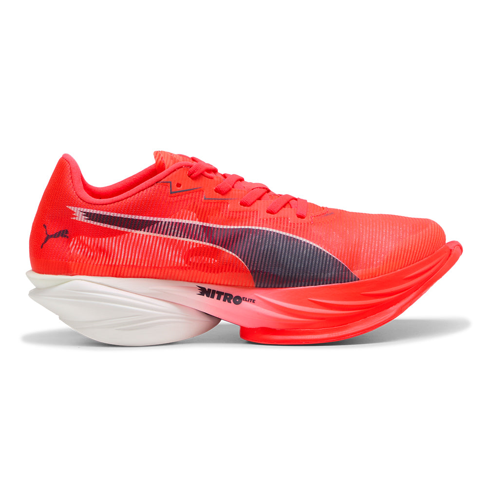 Puma Women's Fast-R Nitro Elite 3 - BlackToe Running#colour_ultra-red-inky-depths-puma-white