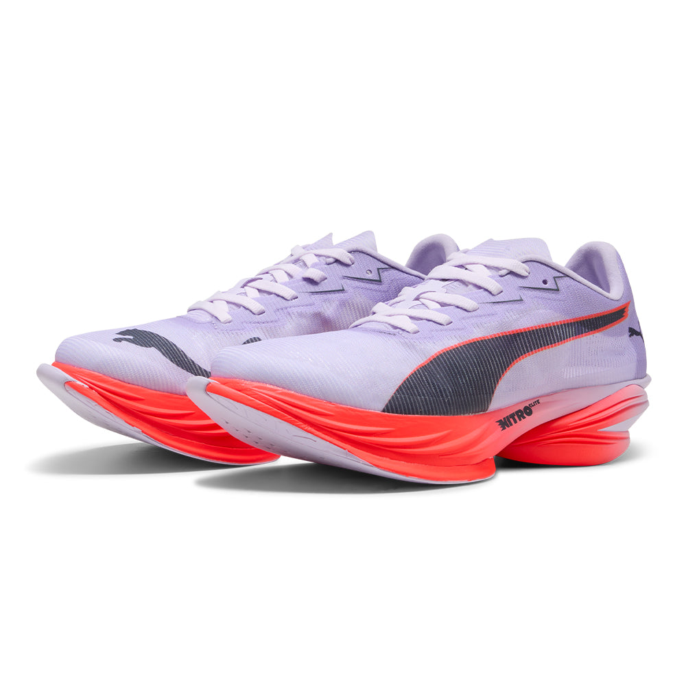 Puma Women's Fast-R Nitro Elite 3 - BlackToe Running#colour_light-lavender-inky-depths-ultra-red