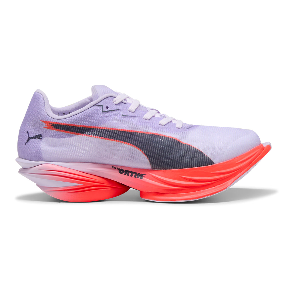 Puma Women's Fast-R Nitro Elite 3 - BlackToe Running#colour_light-lavender-inky-depths-ultra-red