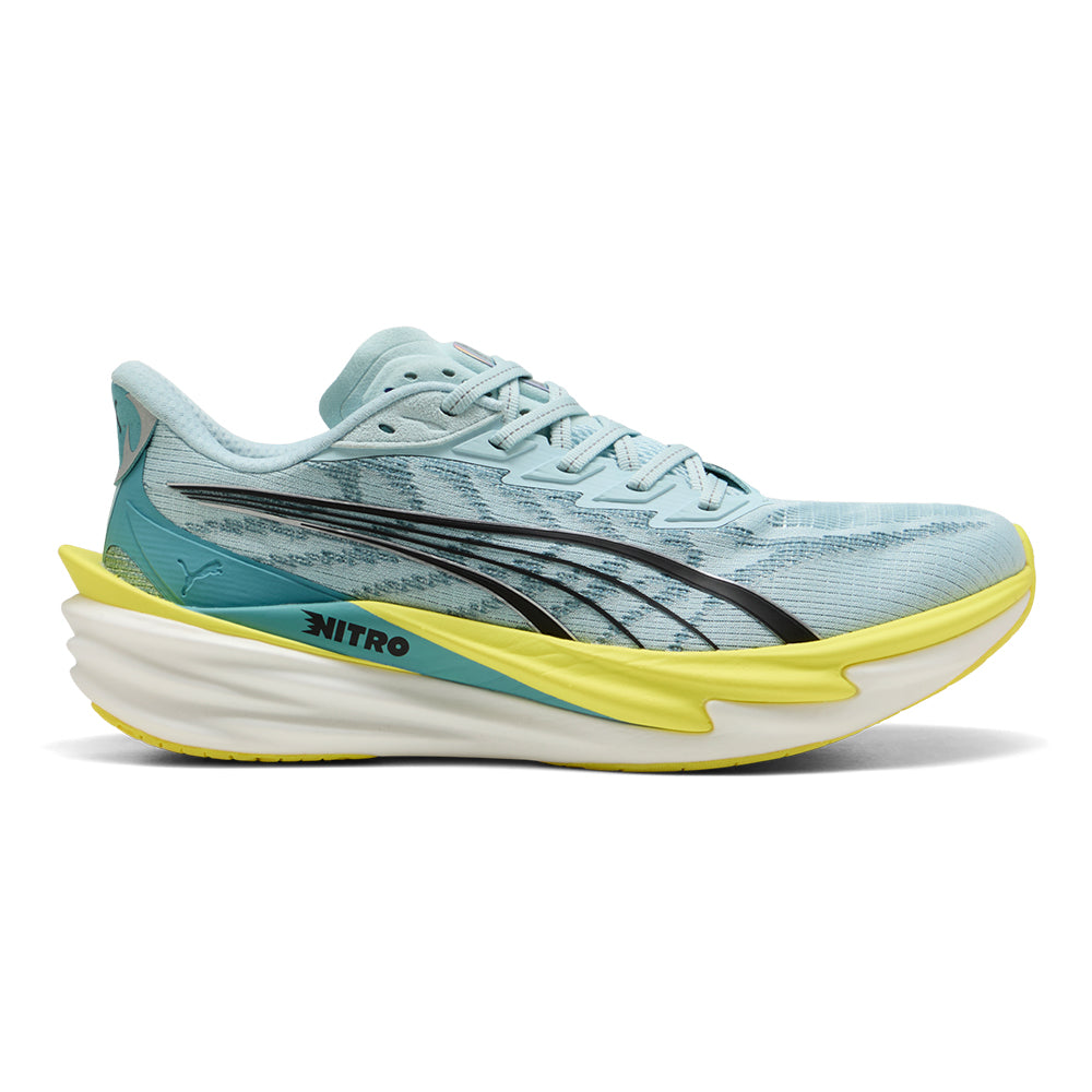 Puma Men's Deviate Nitro 4 - BlackToe Running#colour_baltic-sea-blue-fresh-water