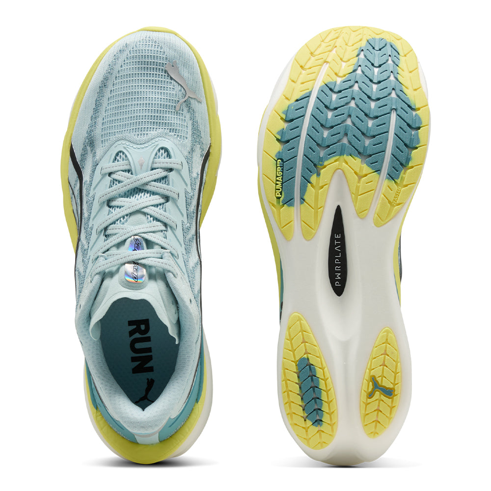 Puma Men's Deviate Nitro 4 - BlackToe Running#colour_baltic-sea-blue-fresh-water