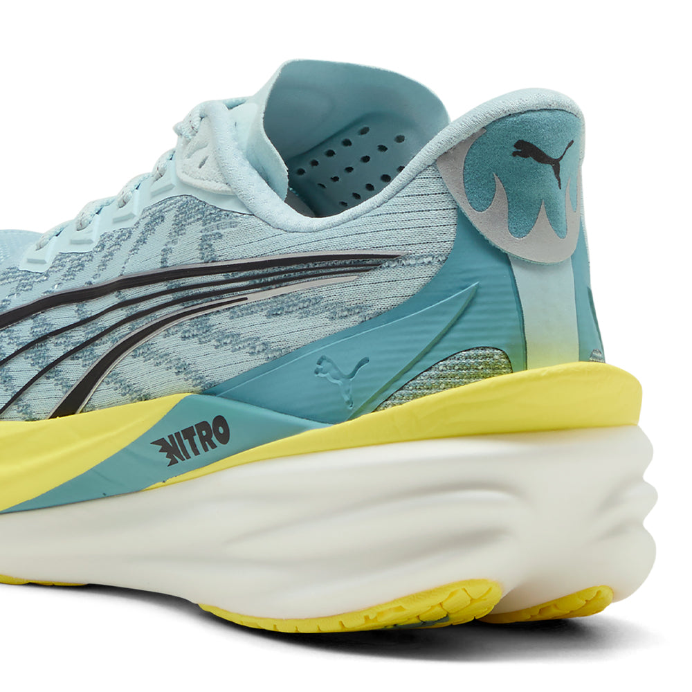 Puma Men's Deviate Nitro 4 - BlackToe Running#colour_baltic-sea-blue-fresh-water
