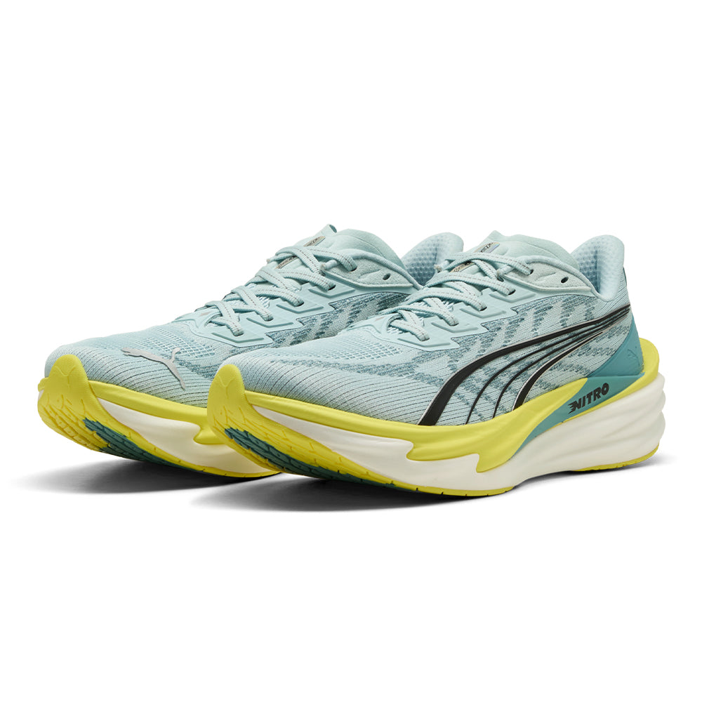 Puma Men's Deviate Nitro 4 - BlackToe Running#colour_baltic-sea-blue-fresh-water