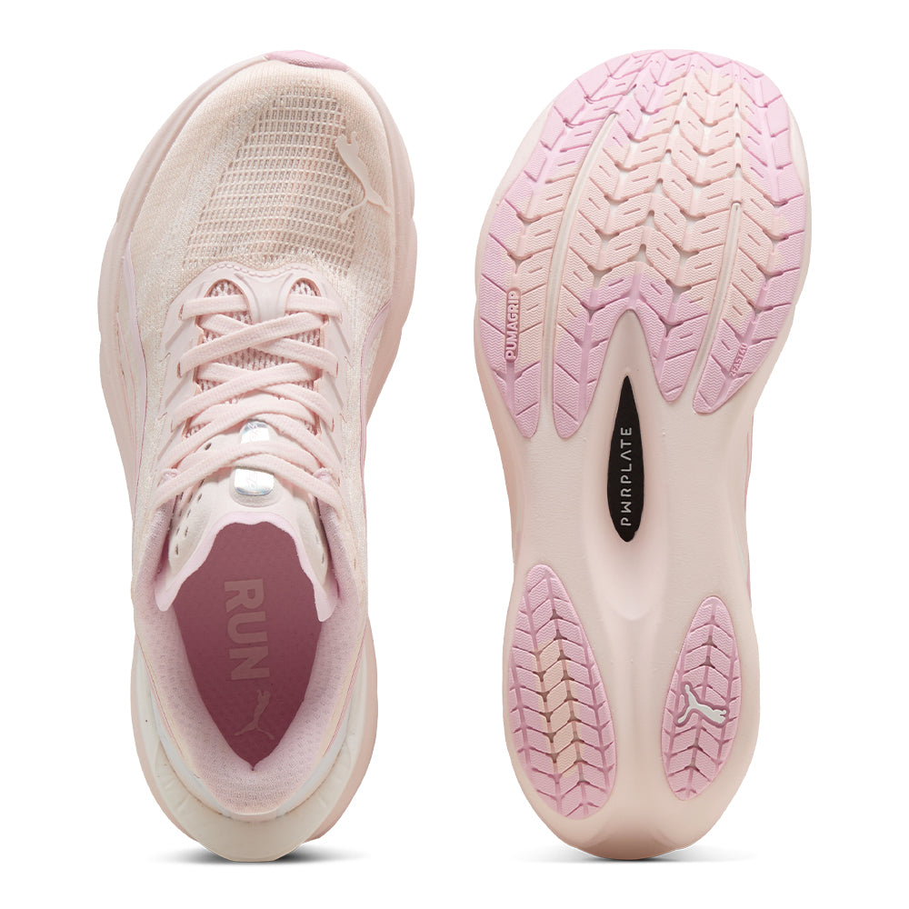 Puma Women's Deviate Nitro 4 - BlackToe Running#colour_jasmine-flower-pearl-pink