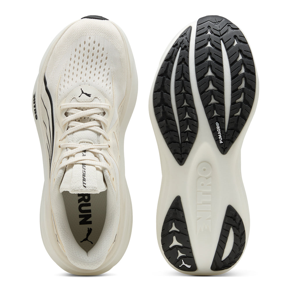 Puma Men's MagMax Nitro 2 - BlackToe Running#colour_warm-white-puma-black