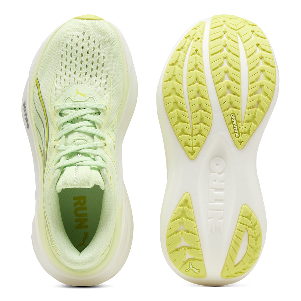 Puma Women's MagMax Nitro 2 - BlackToe Running#colour_apple-spritz-lux-lime