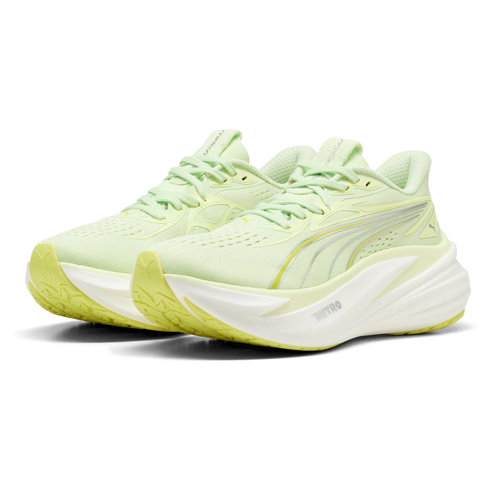 Puma Women's MagMax Nitro 2 - BlackToe Running#colour_apple-spritz-lux-lime