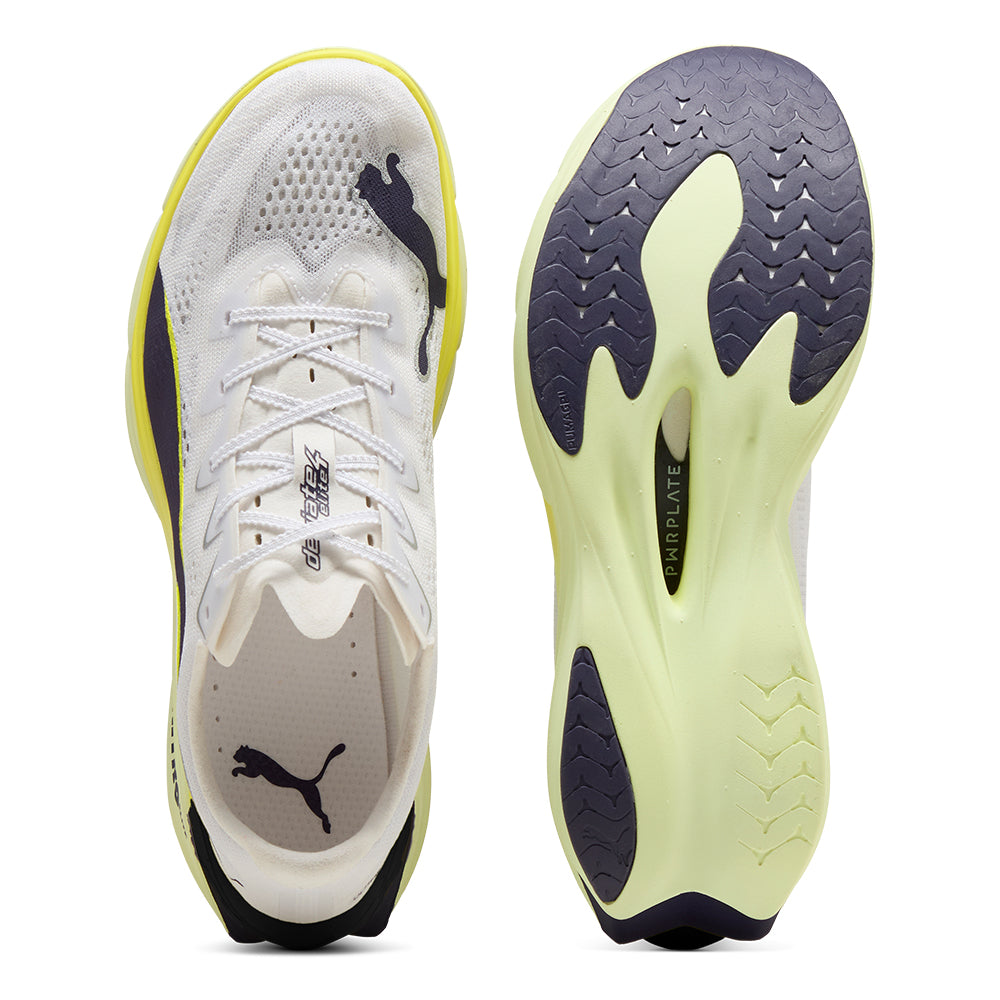 Puma Men's Deviate Nitro Elite 4 - BlackToe Running#colour_white-apple-spritz-lux-lime