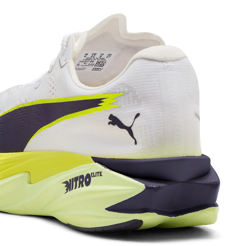 Puma Men's Deviate Nitro Elite 4 - BlackToe Running#colour_white-apple-spritz-lux-lime