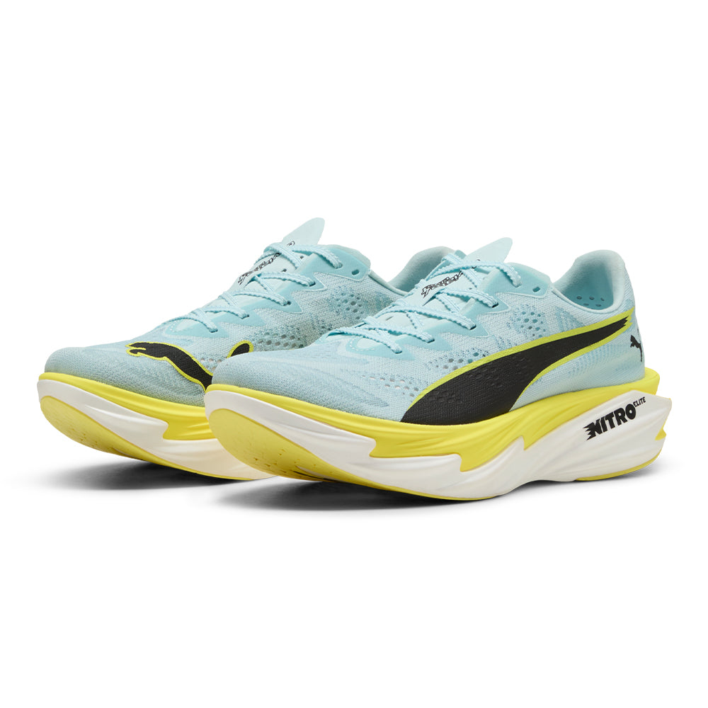 Puma Women's Deviate Nitro Elite 4 - BlackToe Running#colour_fresh-water-lemon-crush