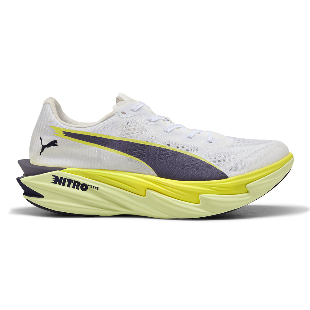 Puma Women's Deviate Nitro Elite 4 - BlackToe Running#colour_white-apple-spritz-lux-lime