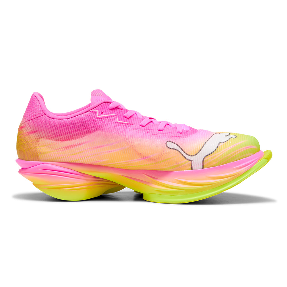 Puma Men's Fast-R Nitro Elite 3 Showtime - BlackToe Running#colour_poison-pink-puma-white