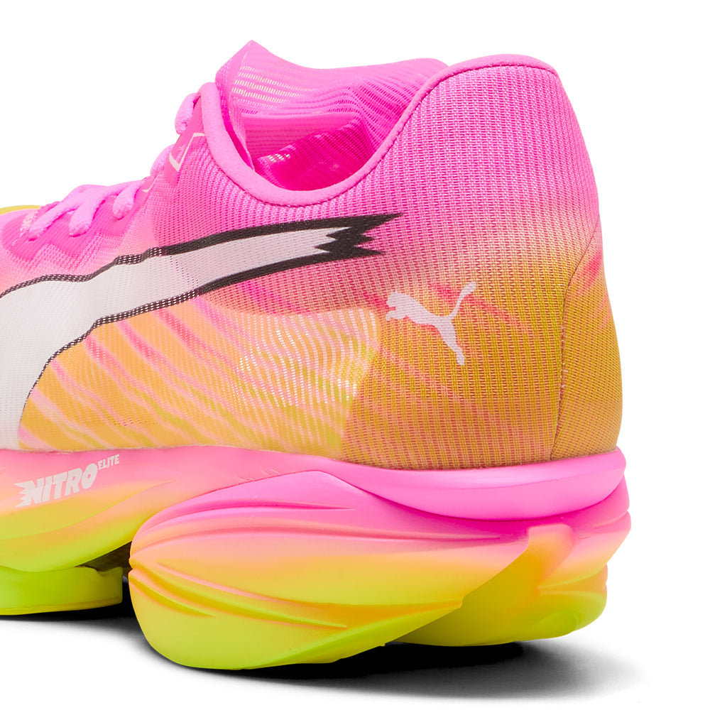 Puma Men's Fast-R Nitro Elite 3 Showtime - BlackToe Running#colour_poison-pink-puma-white