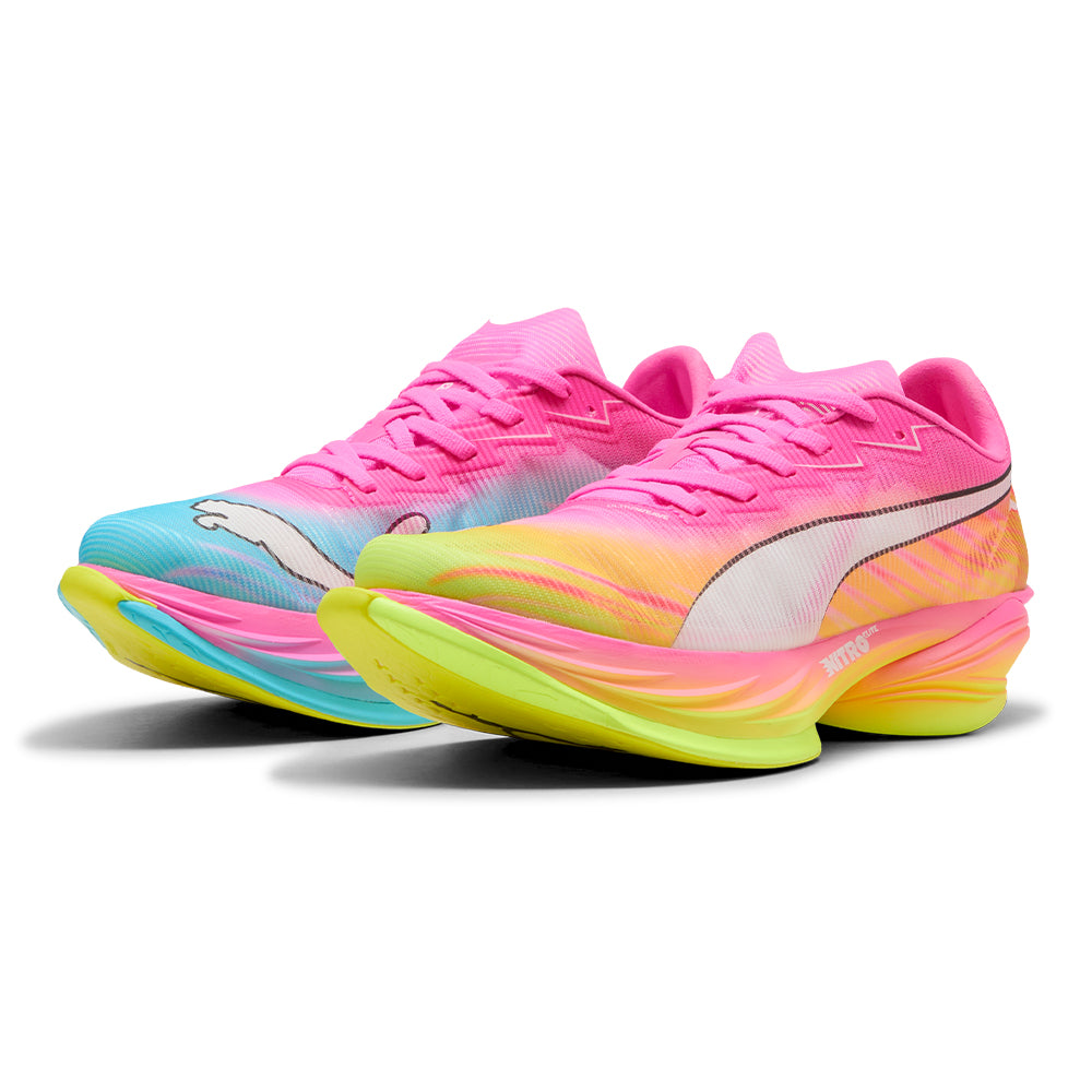 Puma Women's Fast-R Nitro Elite 3 Showtime - BlackToe Running#colour_poison-pink-puma-white