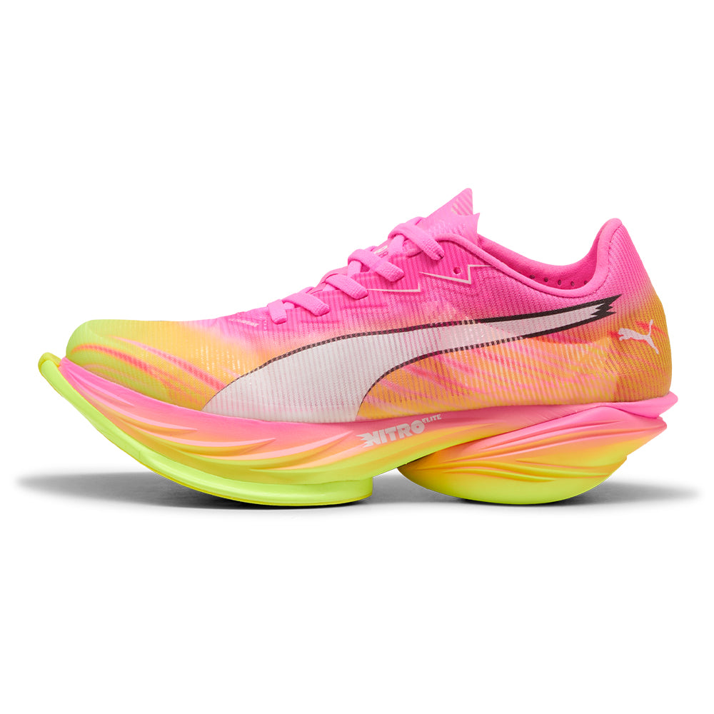 Puma Women's Fast-R Nitro Elite 3 Showtime - BlackToe Running#colour_poison-pink-puma-white