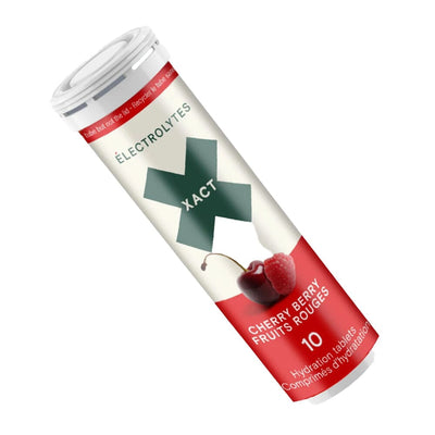 Xact Electrolytes Hydration Tablets - BlackToe Running#flavour_cherry-berry