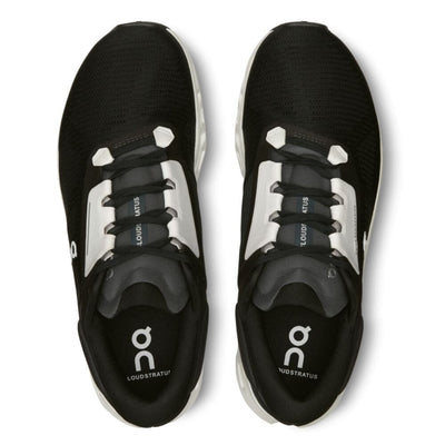 On Running Men's Cloudstratus 3 Men's Shoes - BlackToe Running#colour_black-frost