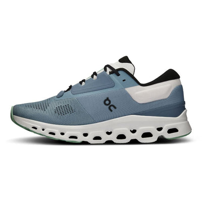 On Running Men's Cloudstratus 3 Men's Shoes - BlackToe Running#colour_wash-metal