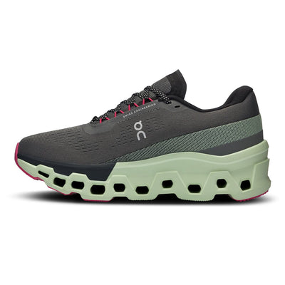 On Men's Cloudmonster 2 - BlackToe Running#colour_asphalt-lima