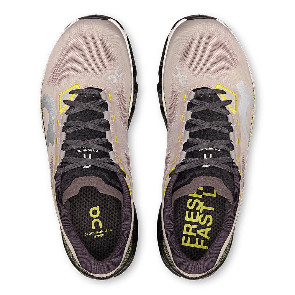 On Running Men's Cloudmonster Hyper - BlackToe Running#colour_fade-lime