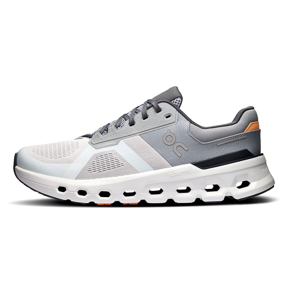 On Men's Cloudrunner 2 - BlackToe Running#colour_wolf-ivory