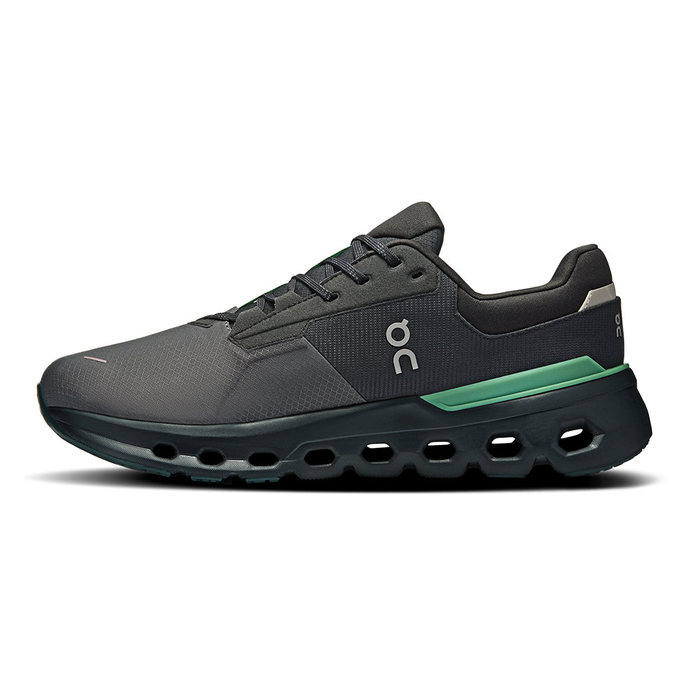 On Men's Cloudrunner 2 Waterproof - BlackToe Running#colour_eclipse-rosemary