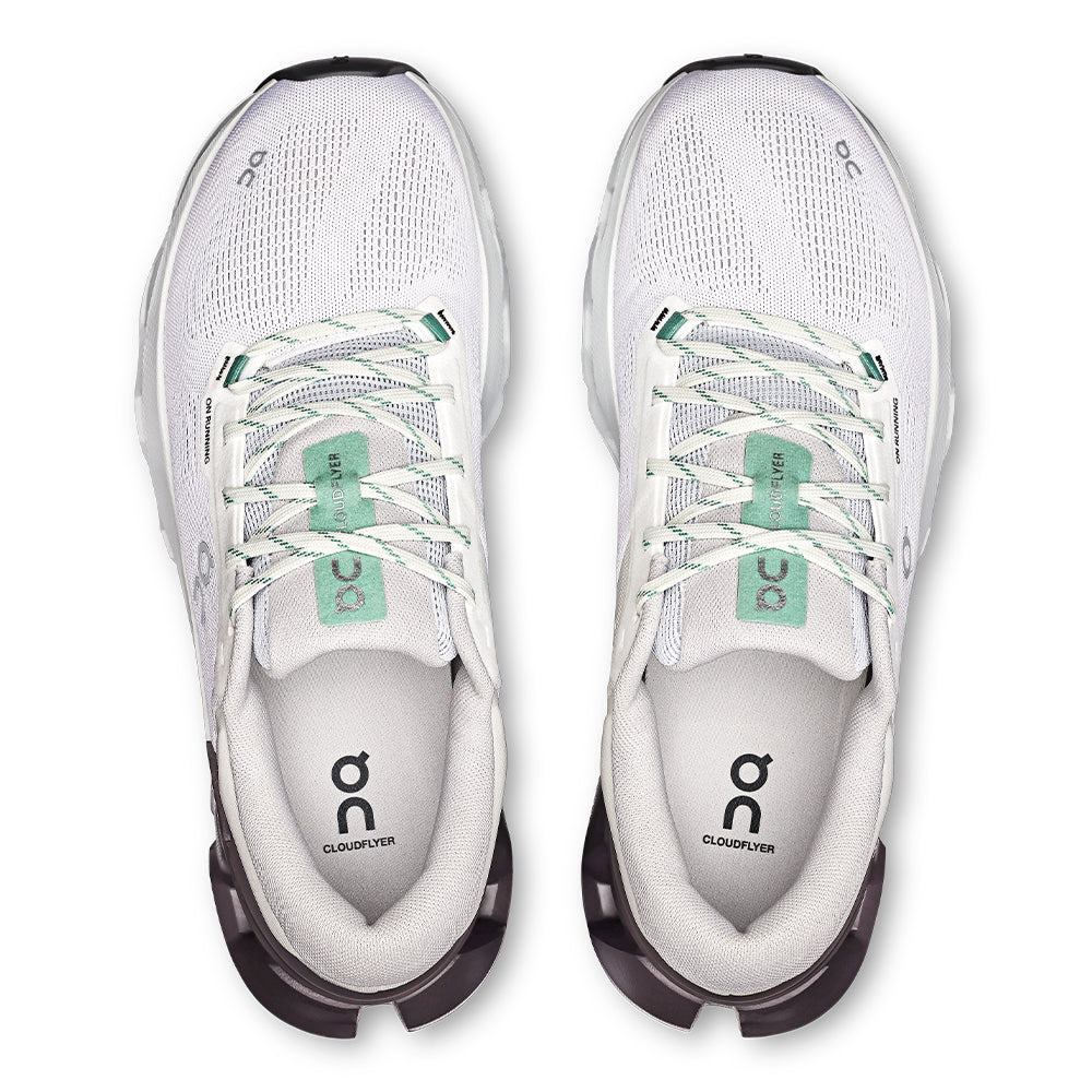 On Men's Cloudflyer 5 - BlackToe Running#colour_white-pebble